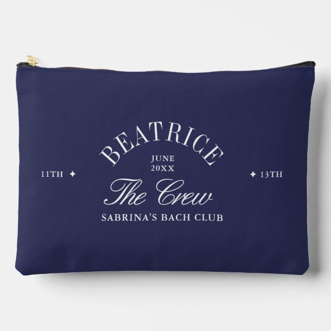 Bolso Cosmético para Despedida de Soltera Navy Blu (Anverso)