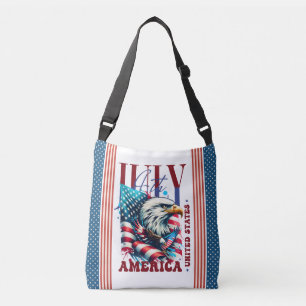 Bolso Cruzado 4 de julio American Eagle Sublimación-61904