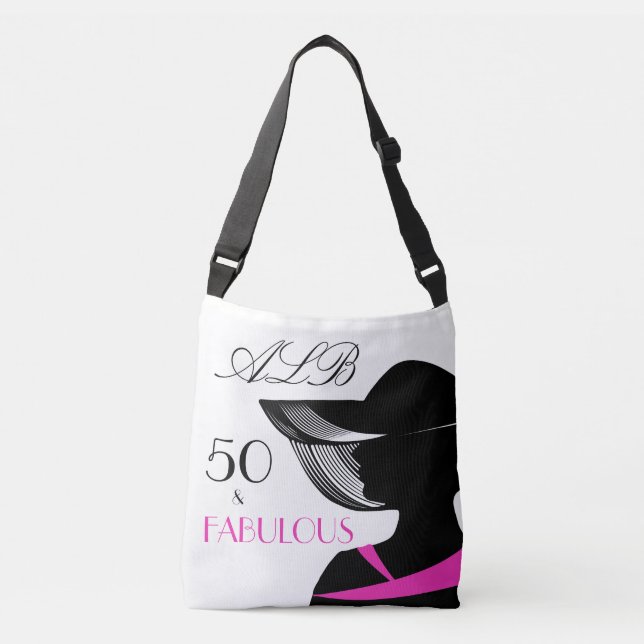 Bolso Cruzado 50 y cumpleaños elegante del art déco fabuloso (Anverso)