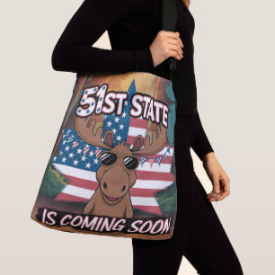 Bolso Cruzado 51° Estado Moose Gafas de sol Bandera de Estados U