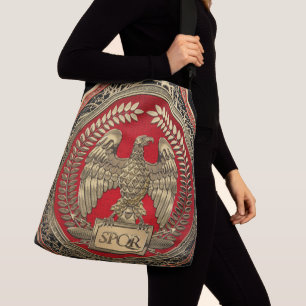 Bolso Cruzado [700] Águila imperial romana dorada