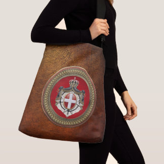 Bolso Cruzado [700] Orden de Malta - Escudo de armas SMOM
