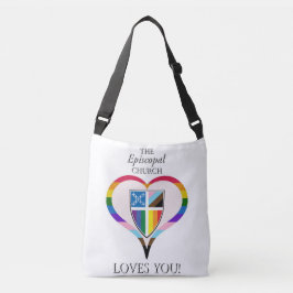 Bolso Cruzado ¡A La Iglesia Episcopal Le Ama La Bolsa!