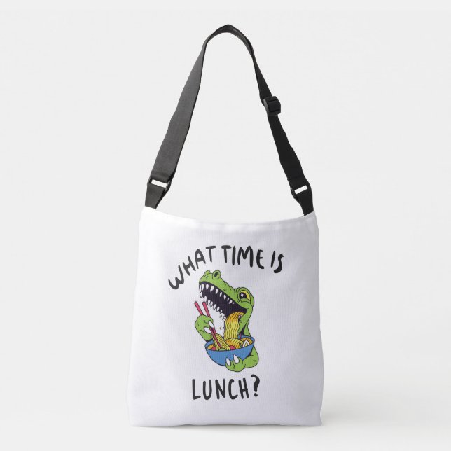 Bolso Cruzado ¿A qué hora es el almuerzo (Anverso)