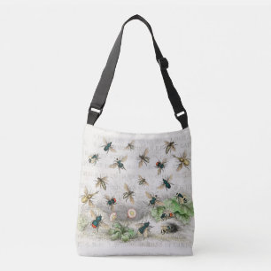 Bolso Cruzado Abeja Miel Trabajador Reina Abejas Antigüo