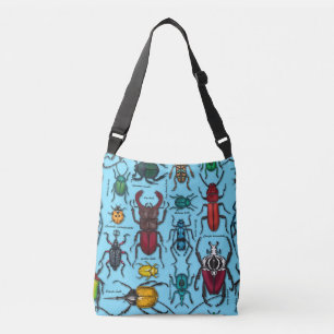 Bolso Cruzado Abejas azules