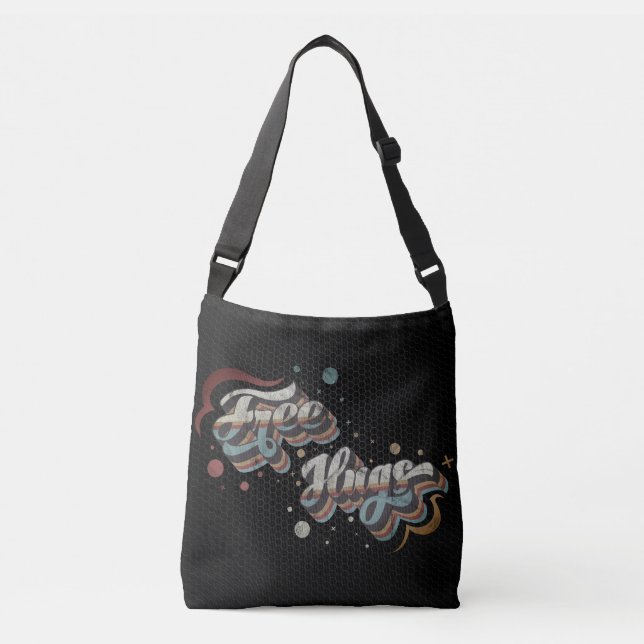 Bolso Cruzado Abrazos gratis - Deluxe Foggy Mix Edition (Anverso)