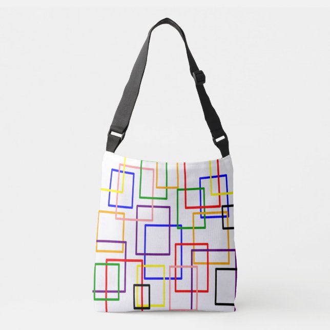Bolso Cruzado Abrir cuadrados (Anverso)