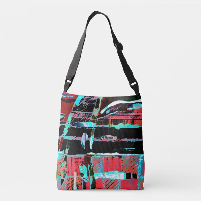 Bolso Cruzado Abstract Freedom – Artistic Tote Bag (Reverso)