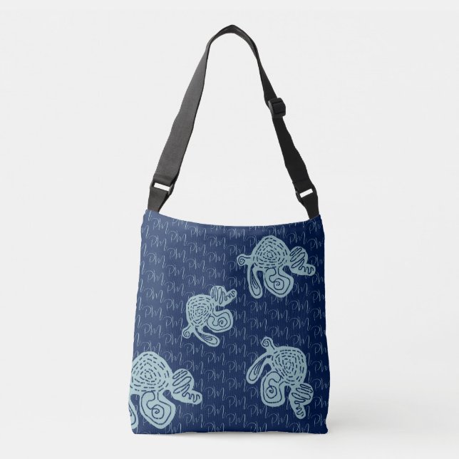 Bolso Cruzado Abstract Monogram Pattern (Anverso)