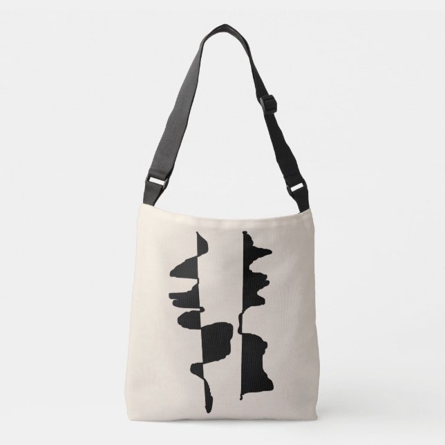 Bolso Cruzado Abstrait Dual Face (Anverso)