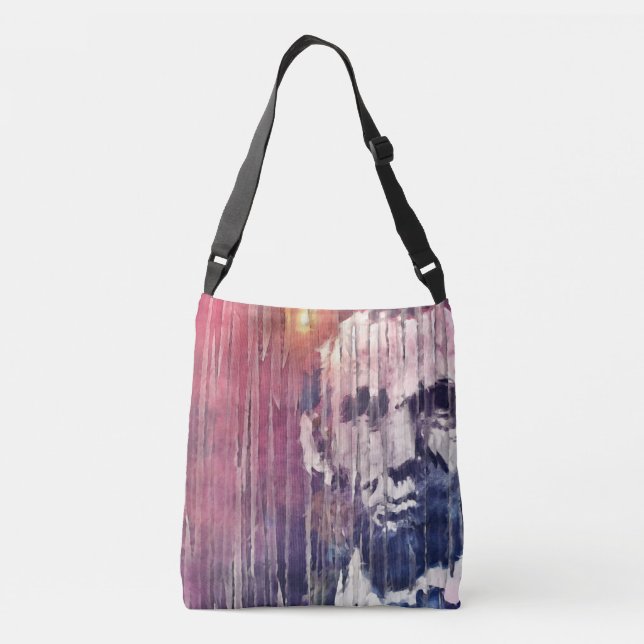 Bolso Cruzado Abstrato del presidente Abraham Lincoln (Reverso)