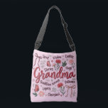 Bolso Cruzado Abuela Botánica Coqueta<br><div class="desc">Abuela Botánica Coqueta
Citas/Frases
Día de la Madre
Personalizable</div>