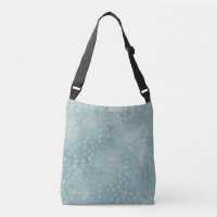 Acuarela de invierno y puntos de polka Purpurina p