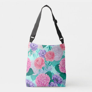 Bolso Cruzado Acuarela de jardín de primavera 2