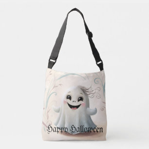 Bolso Cruzado Adorable amigo fantasma de Halloween DesignTote