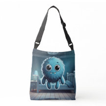 Adorable Blue Fluffy Creature