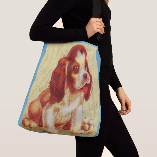 Bolso Cruzado adorable cachorro beagle (Detalle)