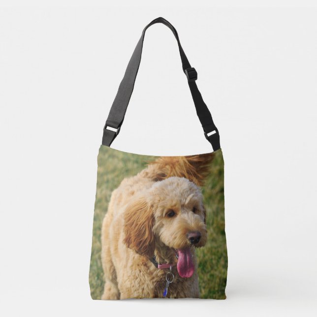 Bolso Cruzado Adorable perro dordendoodle (Anverso)