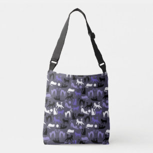 Bolso Cruzado Adorables polos de gato de yoga curado