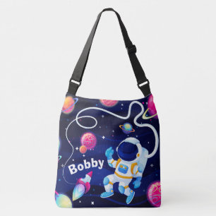 Bolso Cruzado Adorables Spaceman Personalizado colorido