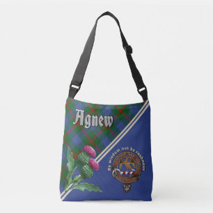Bolso Cruzado Agnew Clan Badge & Tartan Crossbody Bag