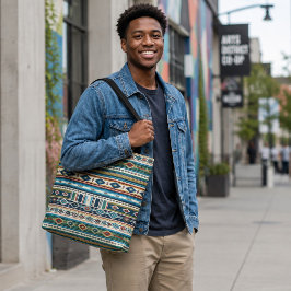BOLSO CRUZADO "AGUA" ESTILO MEXICANO IMPRESO