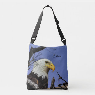 Bolso Cruzado Águila calva madura **Personalización**