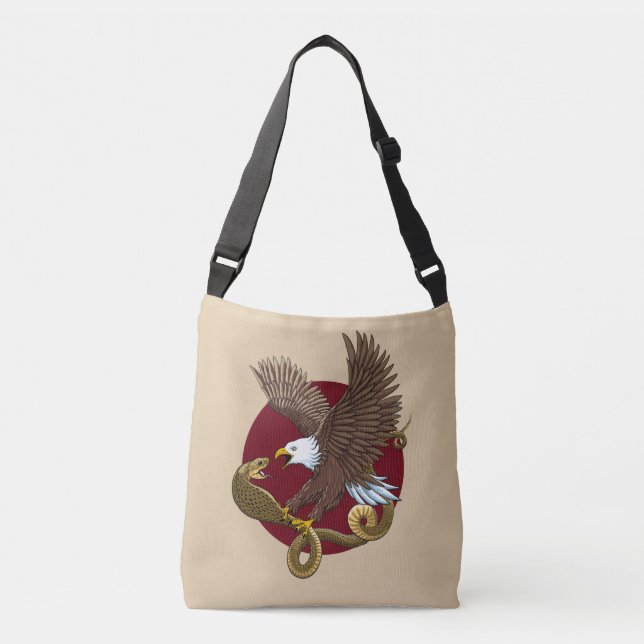 Bolso Cruzado Águila y serpiente (Anverso)