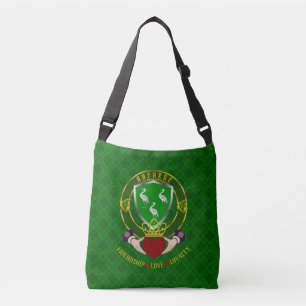 Bolso Cruzado Ahearne Irish Shield y Claddagh