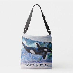 Bolso Cruzado Ahorre el personalizado del océano todo encima -