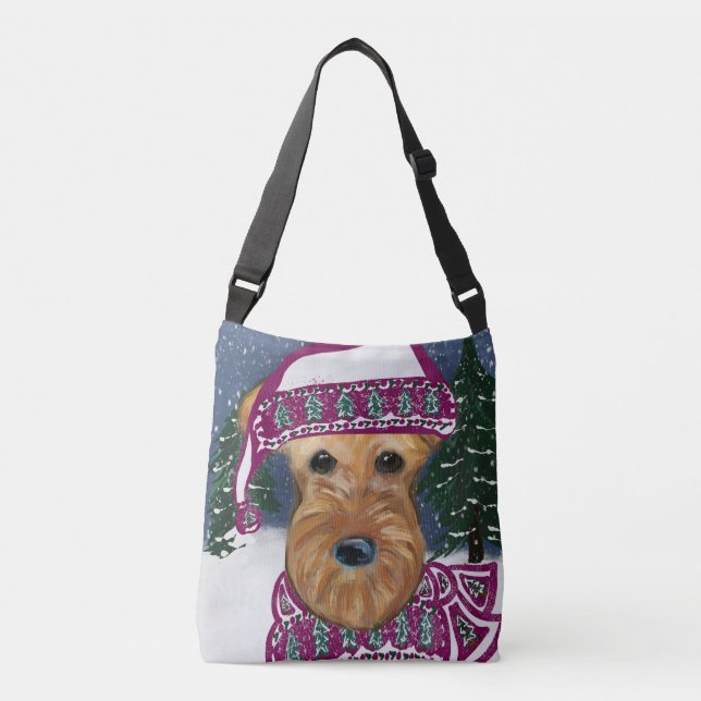 BOLSO CRUZADO AIREDALE TERRIER (Anverso)