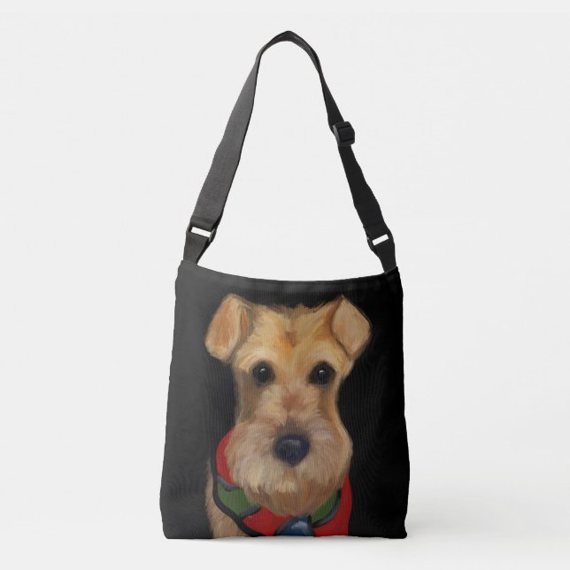 Bolso Cruzado Airedale Terrier (Anverso)