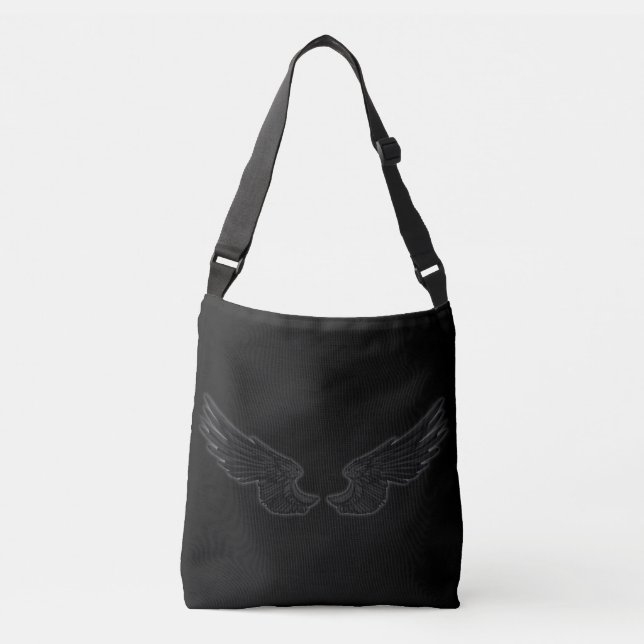 Bolso Cruzado Alas negras del ángel de Falln (Anverso)
