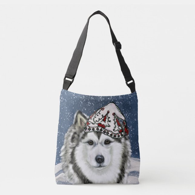 Bolso Cruzado Alaskan Malamute (Anverso)