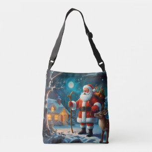 Bolso Cruzado Alegría de Temporadas Navideñas Clásicas