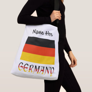 Bolso Cruzado Alemania y Bandera Alemana Personalizadas