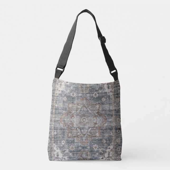 Bolso Cruzado Alfombra persa turca oriental (Anverso)