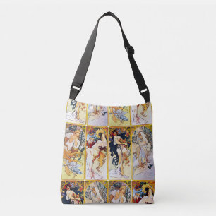 Bolso Cruzado Alfons Mucha 1895 las cuatro estaciones