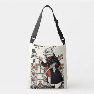 Bolso Cruzado Alice Conejo Blanco Clásico País de las Maravillas