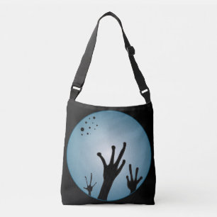 Bolso Cruzado Alien Hands Sci-Fi Fantasy ET Spooky Weird Planet