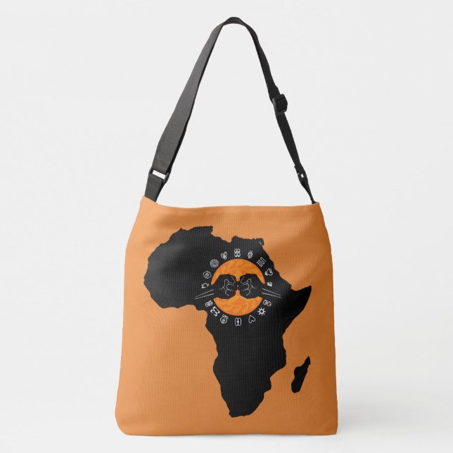 BOLSO CRUZADO ALKEBULAN - TOPETÓN DE ADINKRA (Reverso)