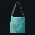 Bolso Cruzado Almond Blossom Van Gogh<br><div class="desc">Reproducción de pintura vintage de Almond Blossom por Vincent van Gogh,  1890. Presenta las florecientes ramas de almendros contra el cielo. Los almendros florecen a principios de primavera y simbolizan el inicio de la nueva vida. Van Gogh hizo esta pintura como un regalo para su sobrino recién nacido.</div>
