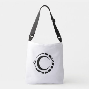 Bolso Cruzado Alquimia de ouroboros y Luna Pagan Wicca