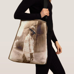 Bolso Cruzado alrededor de 1920 estampado de Harry