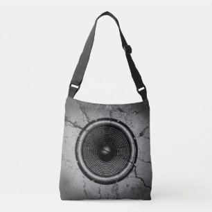 Bolso Cruzado Altavoz musical en una pared rota