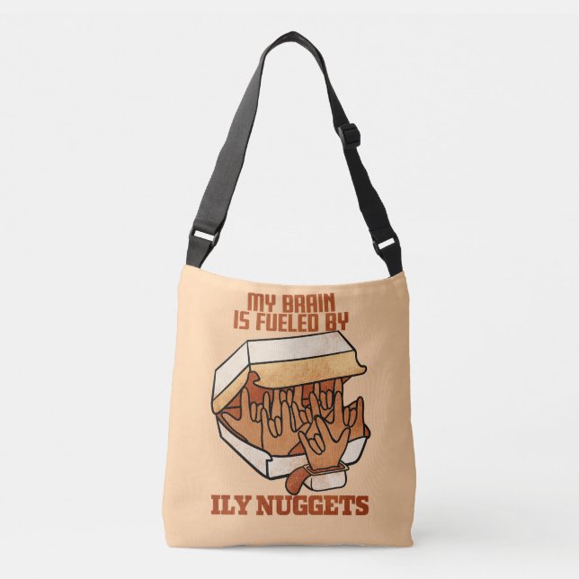 Bolso Cruzado Amamos las Nuggets - Nugget Love - ASL ILY Obsessi (Anverso)