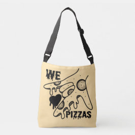 Bolso Cruzado Amamos las pizzas - Pizza Love - ASL ILY Obsession