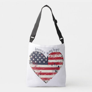 Bolso Cruzado América Patriótica está en mi corazón