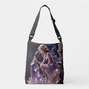 Bolso Cruzado Amethyst Crystal Fantasy Fairy Princess
